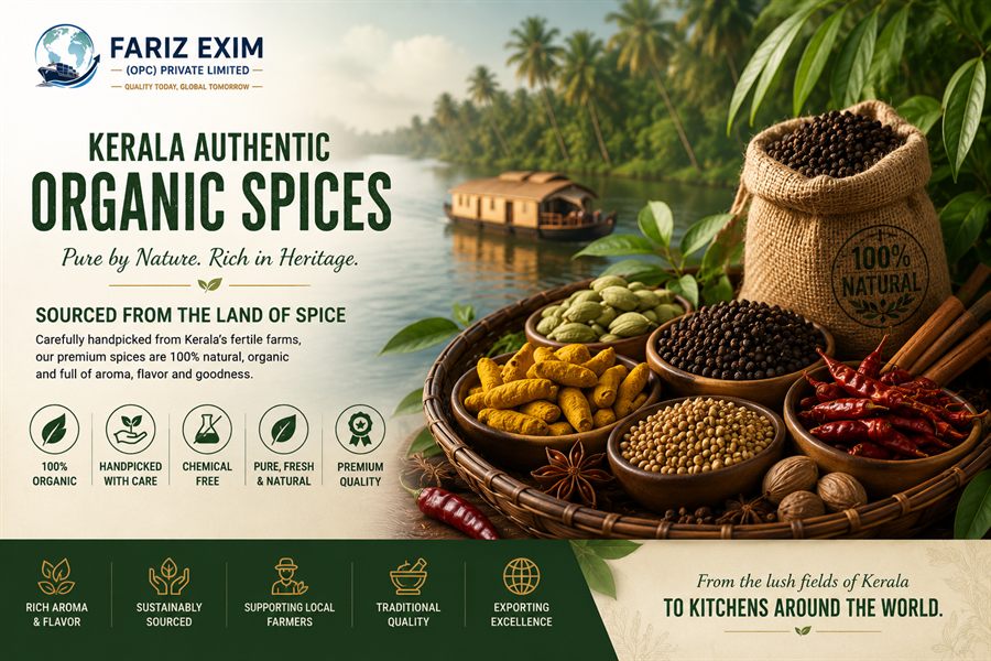 Assorted Indian spices — turmeric, chilli and whole spices